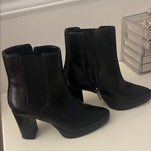 Anne Klein Black Heeled Boots